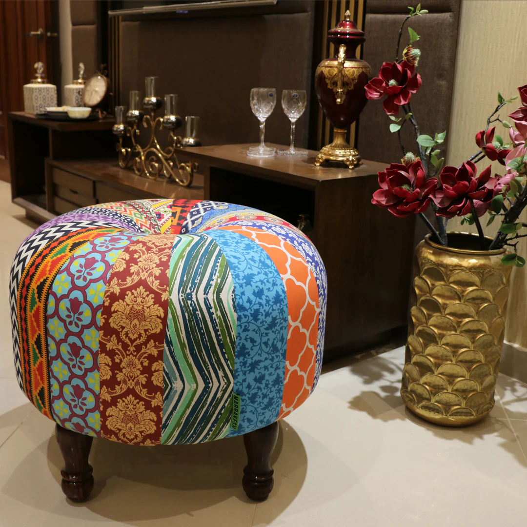 26"X22" SHEESHAM ROYAL MARRAKESH OTTOMAN - Image 2