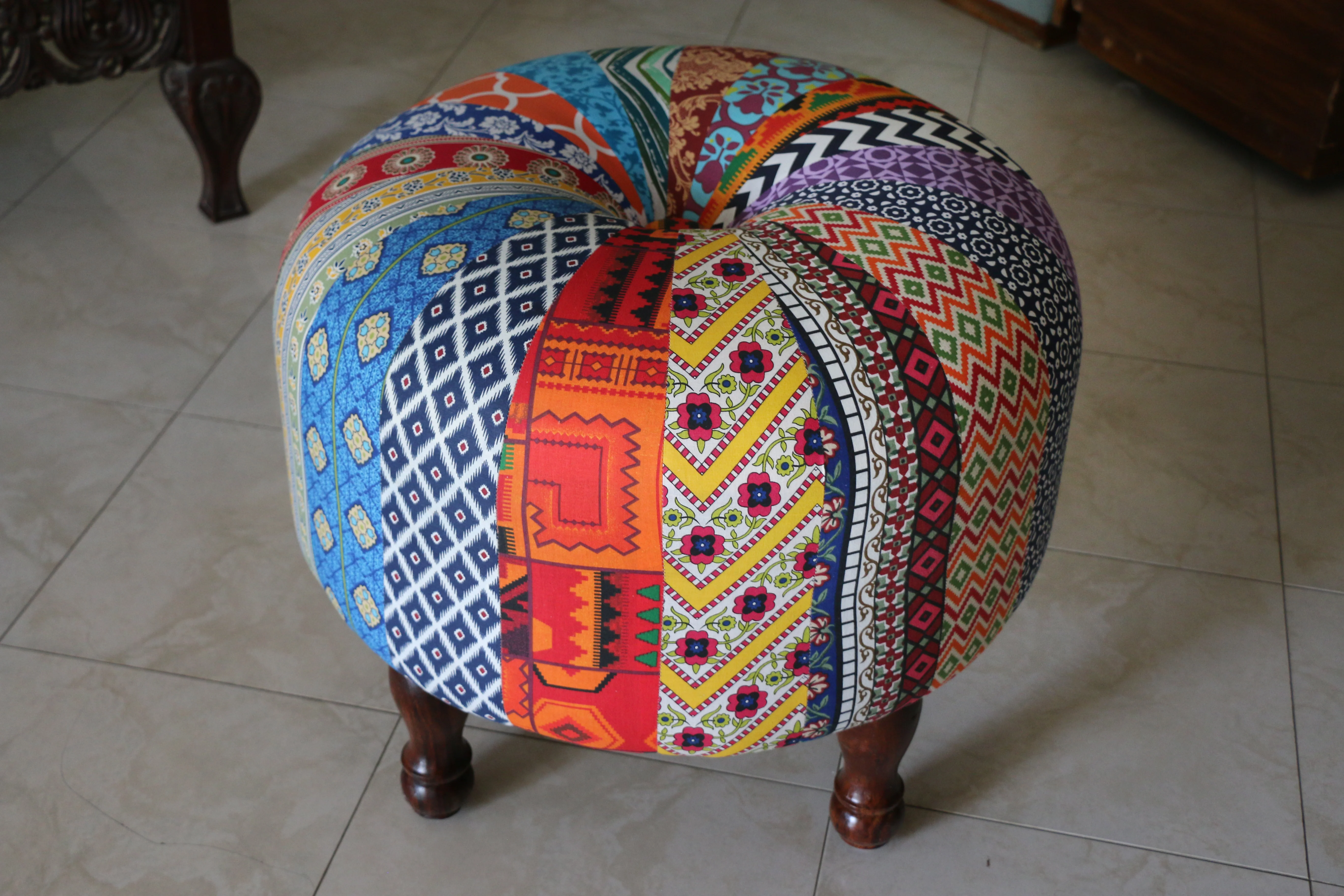 26"X22" SHEESHAM ROYAL MARRAKESH OTTOMAN - Image 4