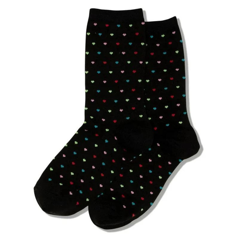 "8-BIT HEART" POLKA DOT SOCKS - Image 2