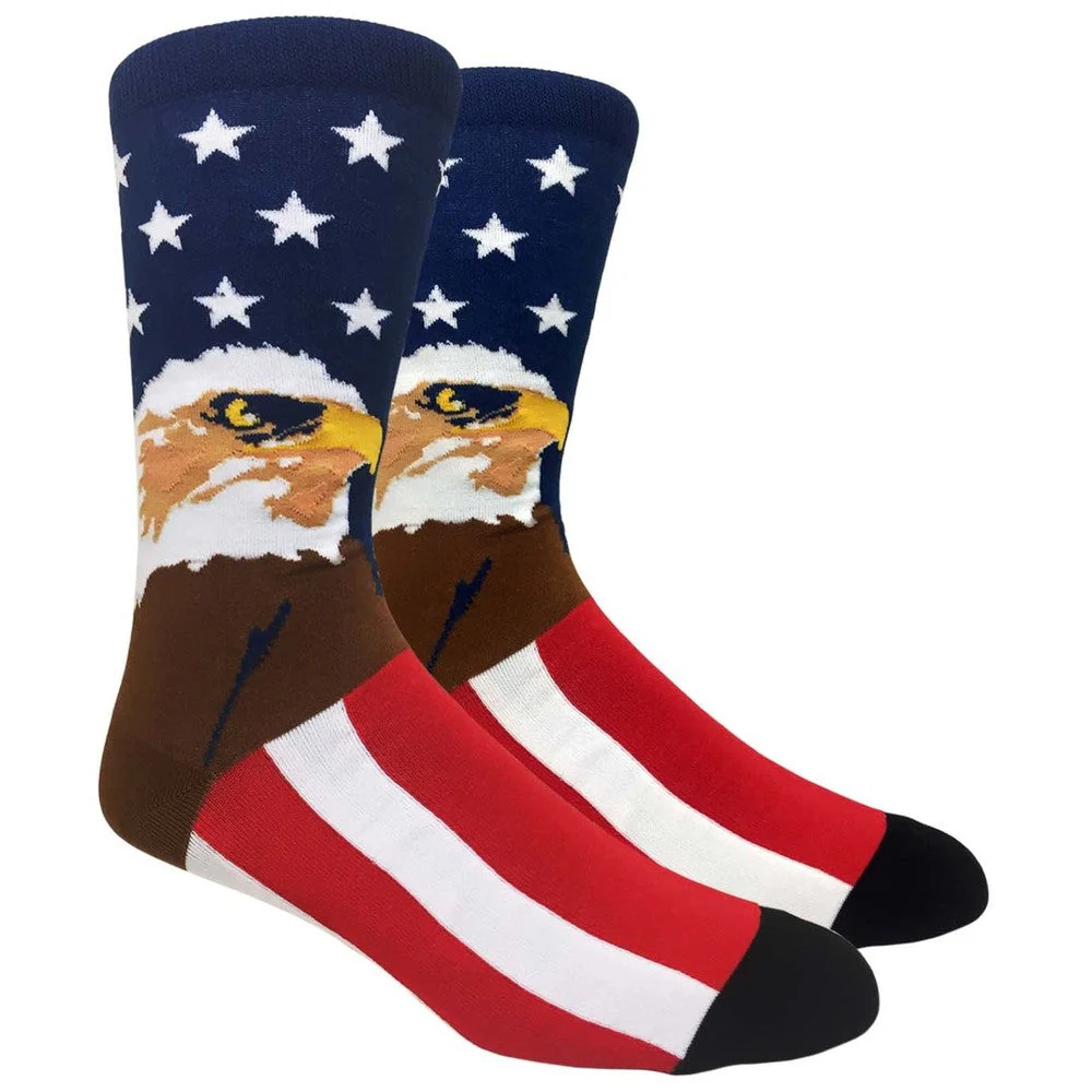 AMERICAN EAGLE PATTERN DRESS SOCK