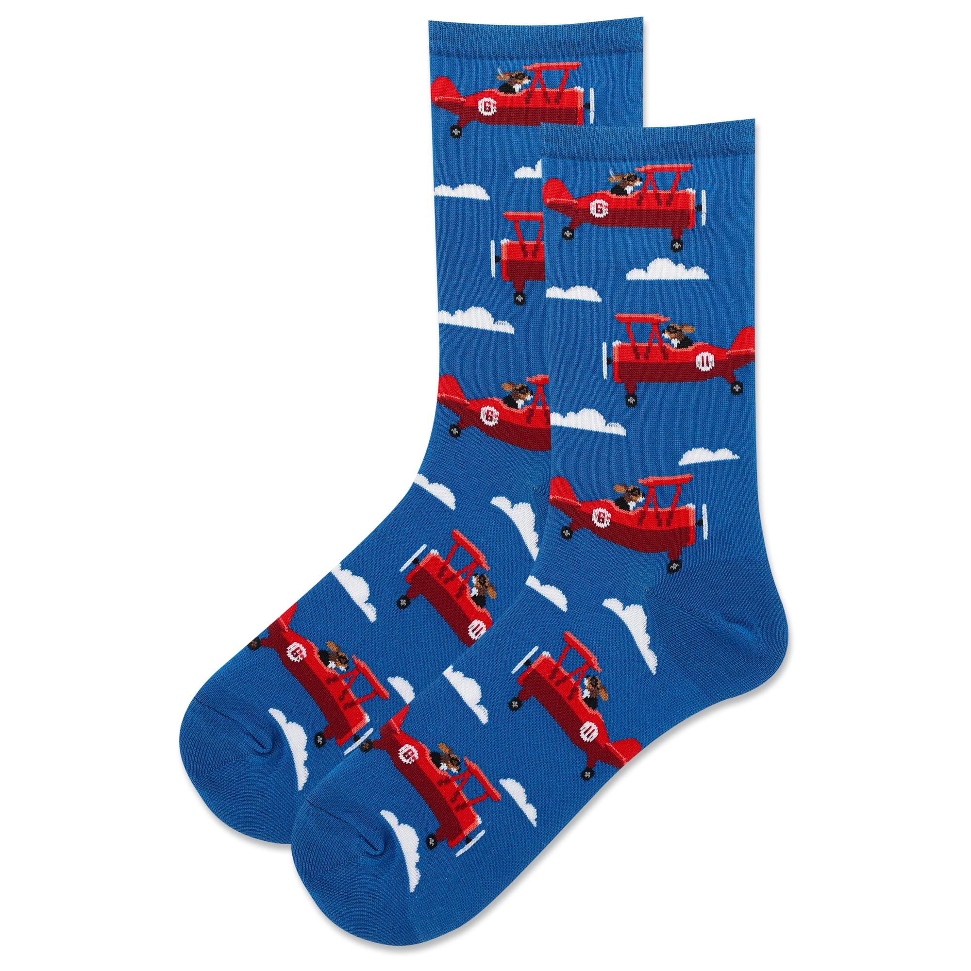 AVIATOR PUP CREW BLUE SOCK