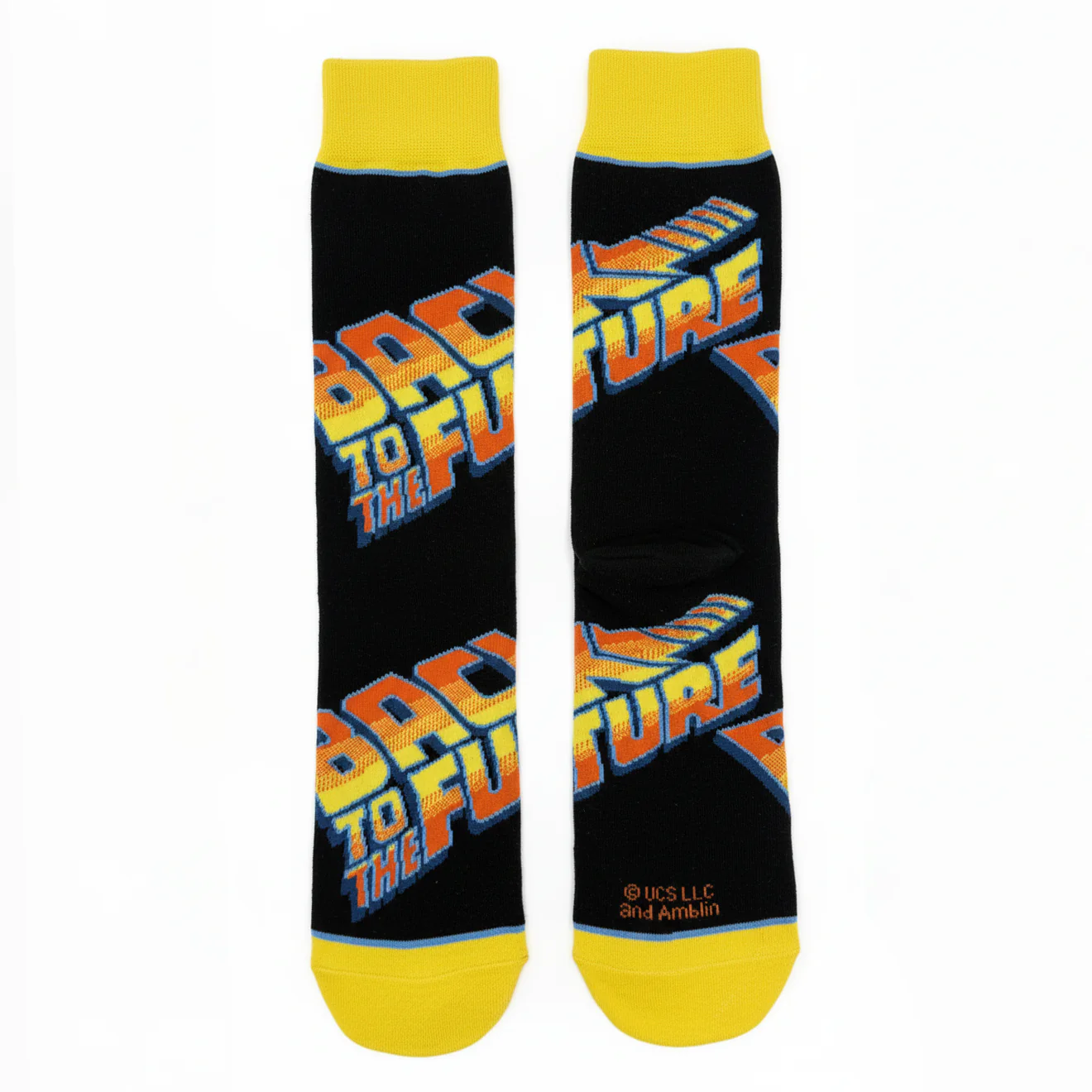 BACK TO THE FUTURE RETRO LOGO SOCKS