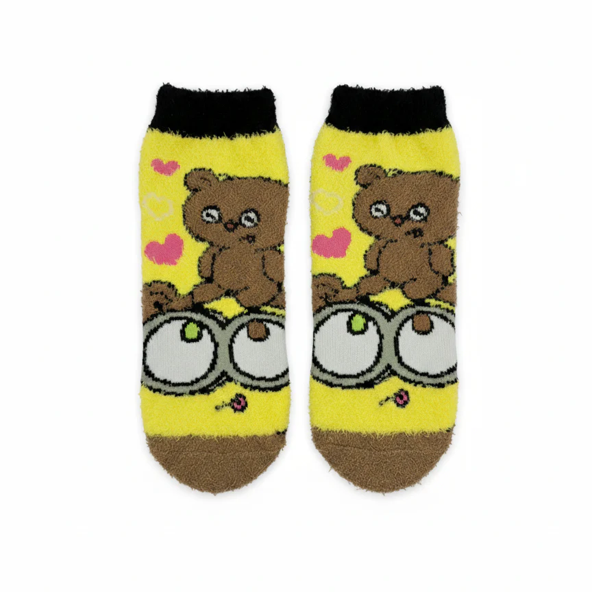 BEARY BEST FRIENDS MINION & TEDDY COZY WARM SOCKS