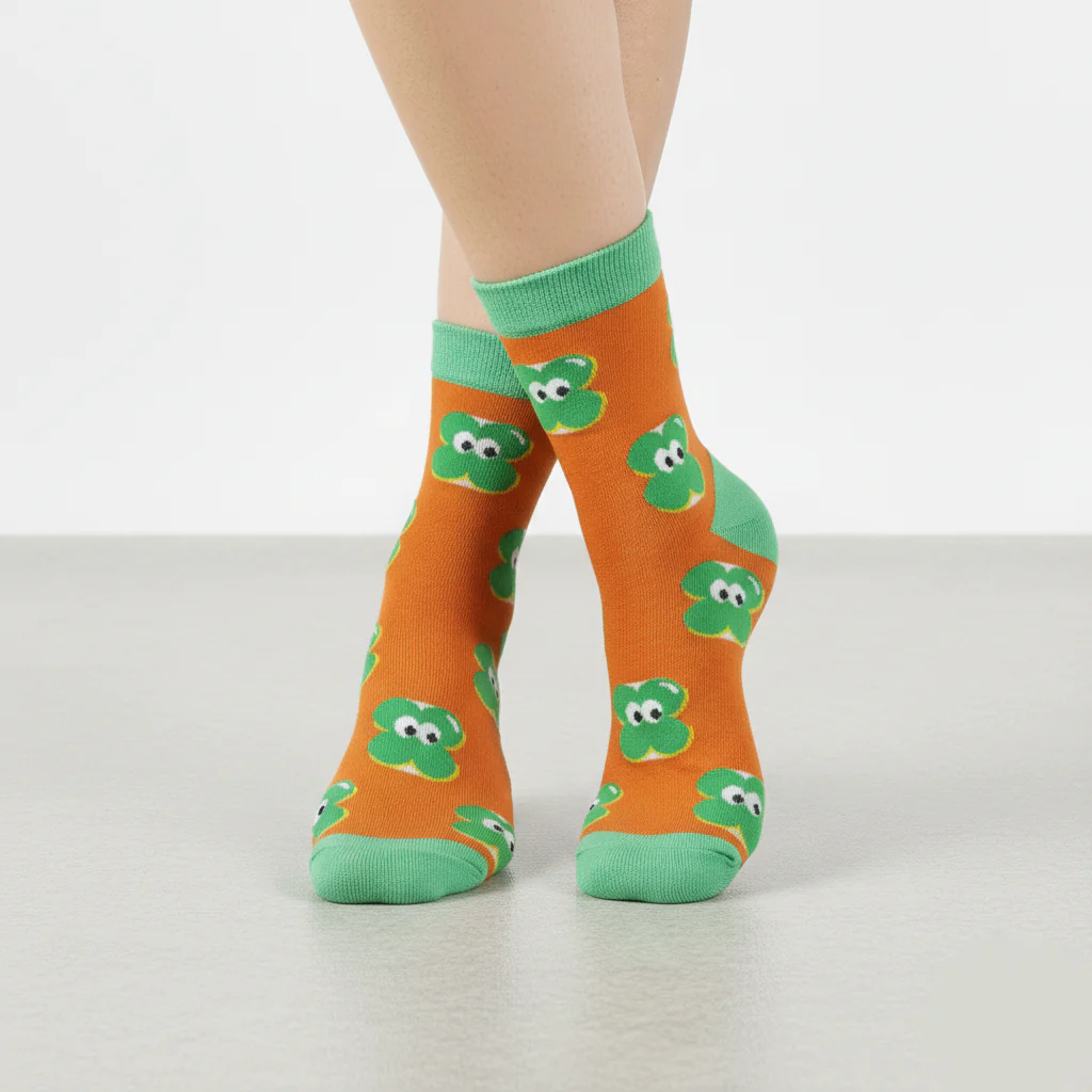 BIG-EYED BUDDY ANKLE SOCKS - Image 2