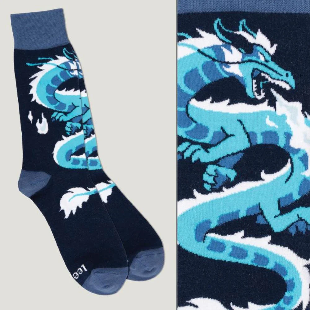 BLUE DRAGON SOCKS