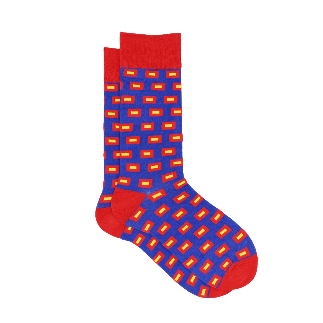 BLUE WINDOW SOCKS