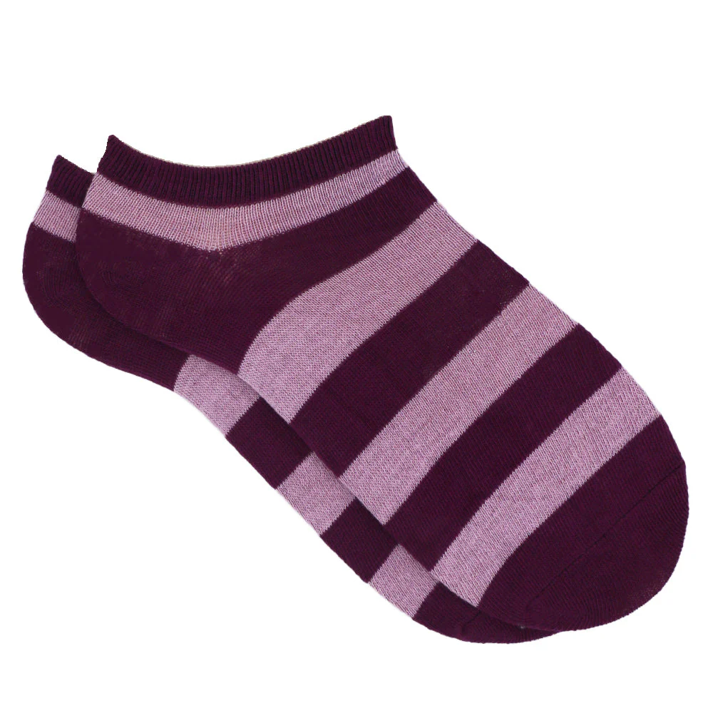 BOLD STRIPES ANKLE SOCKS