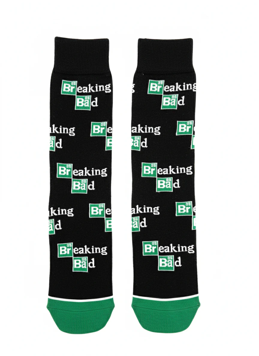 BREAKING BAD LOGO PATTERN CREW SOCKS - Image 2