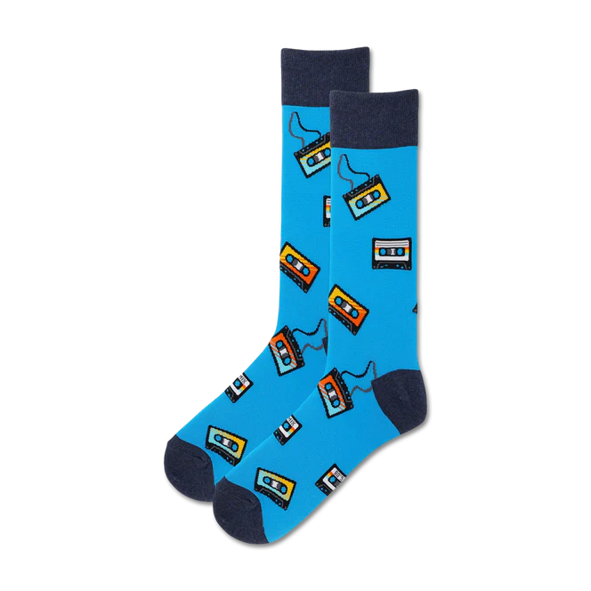 CASSETTE TAPE CREW SOCKS