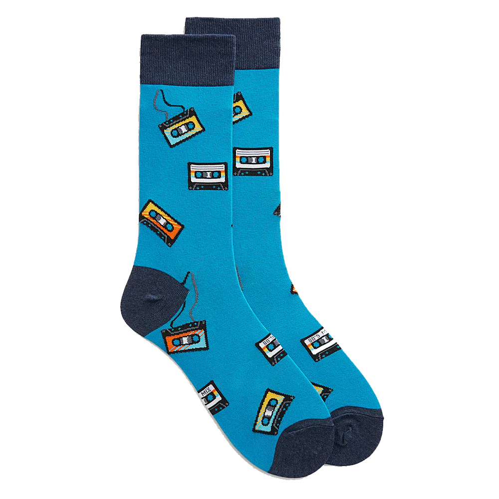 CASSETTE TAPES CREW SOCK - Image 2