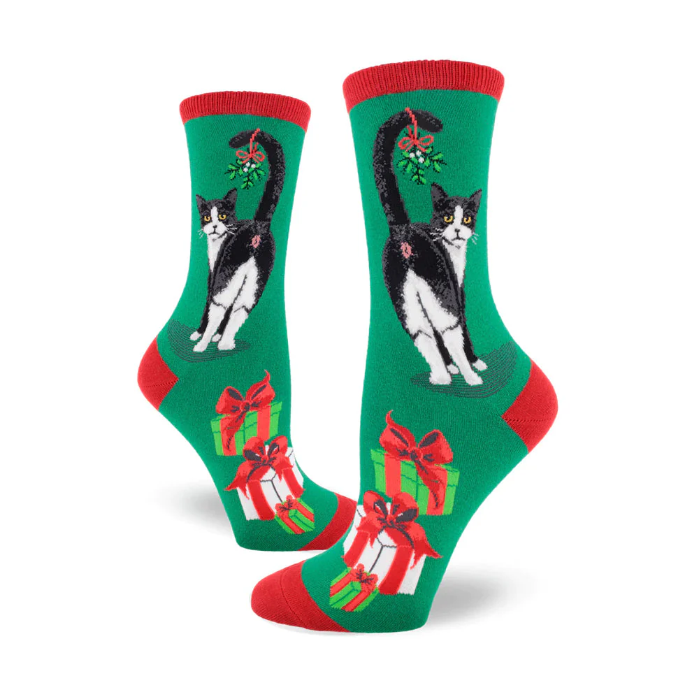 CAT BUTT CHRISTMAS SOCKS - Image 2