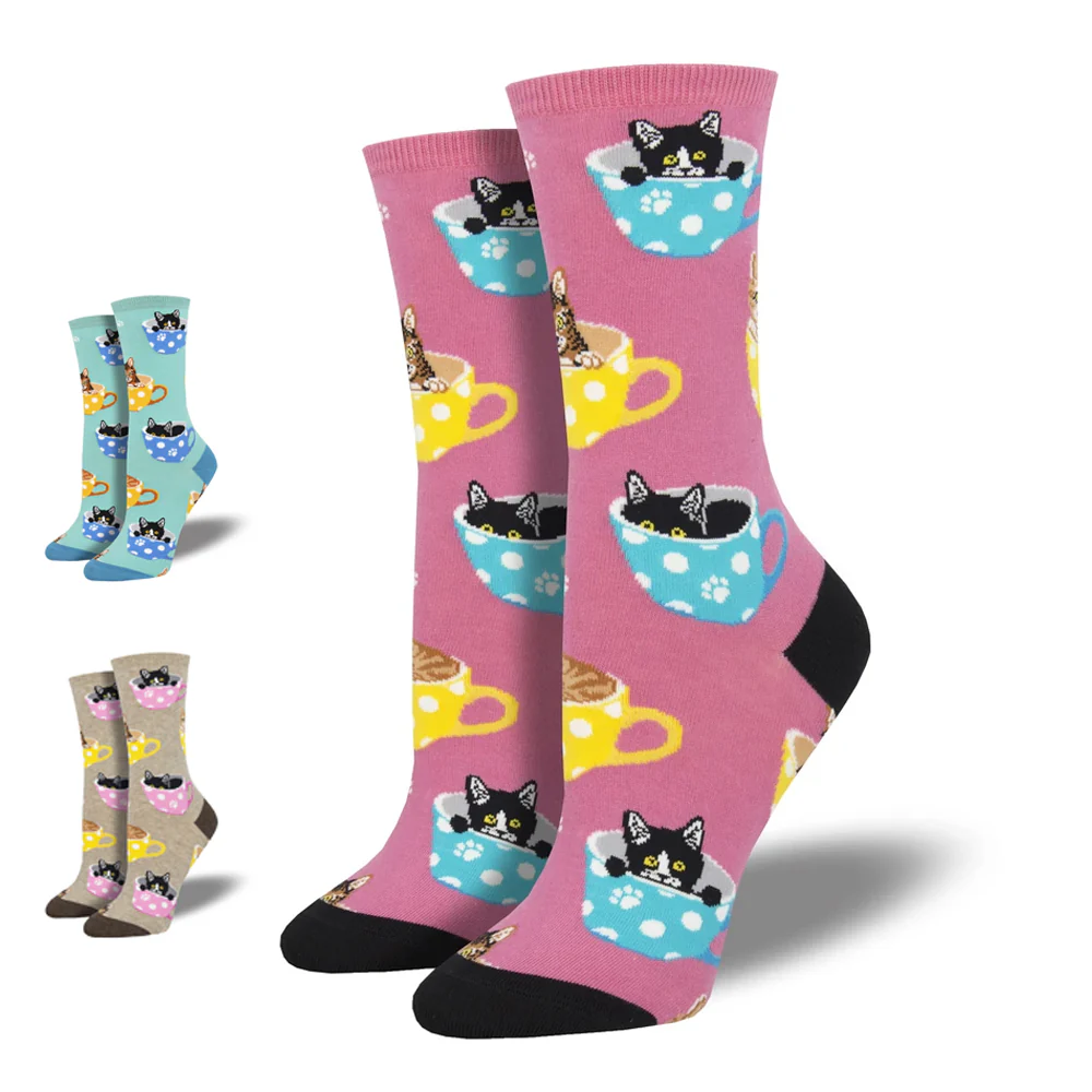 CAT FEINATED SOCKS