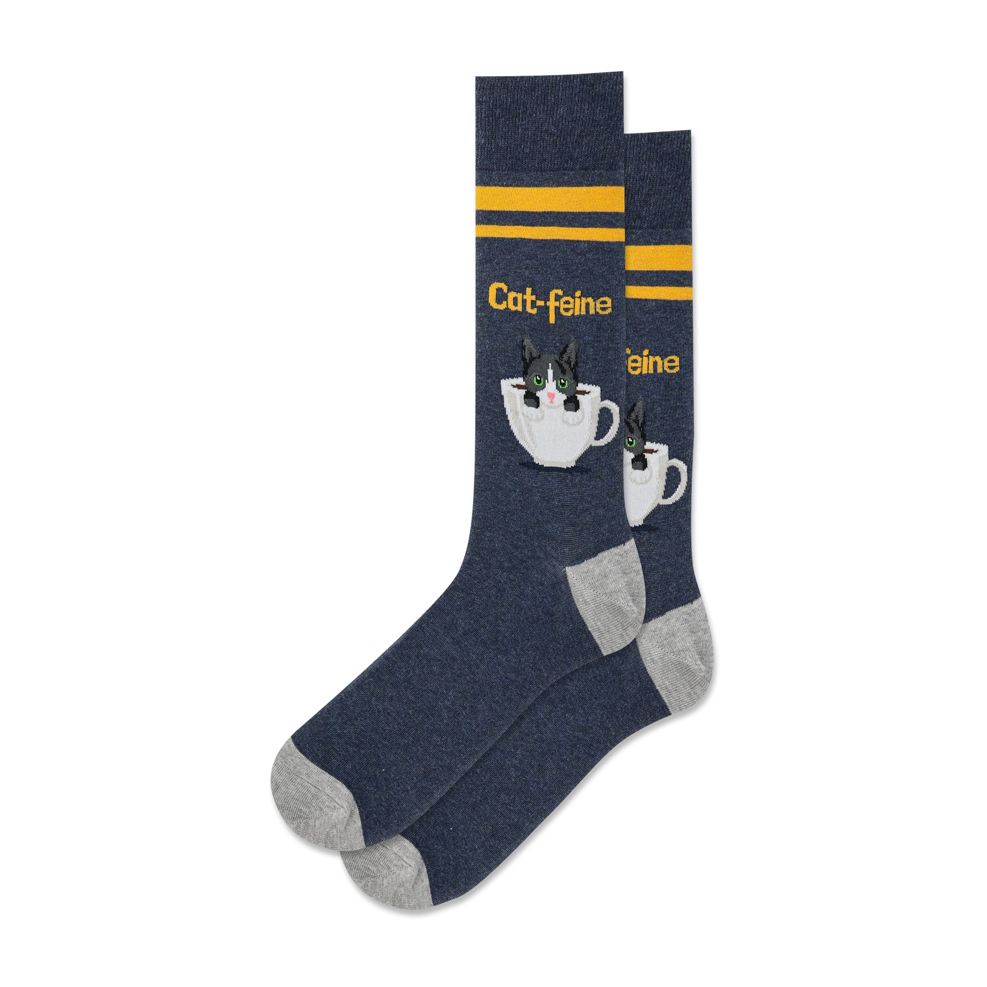 CAT-FEINE CREW SOCKS - Image 2