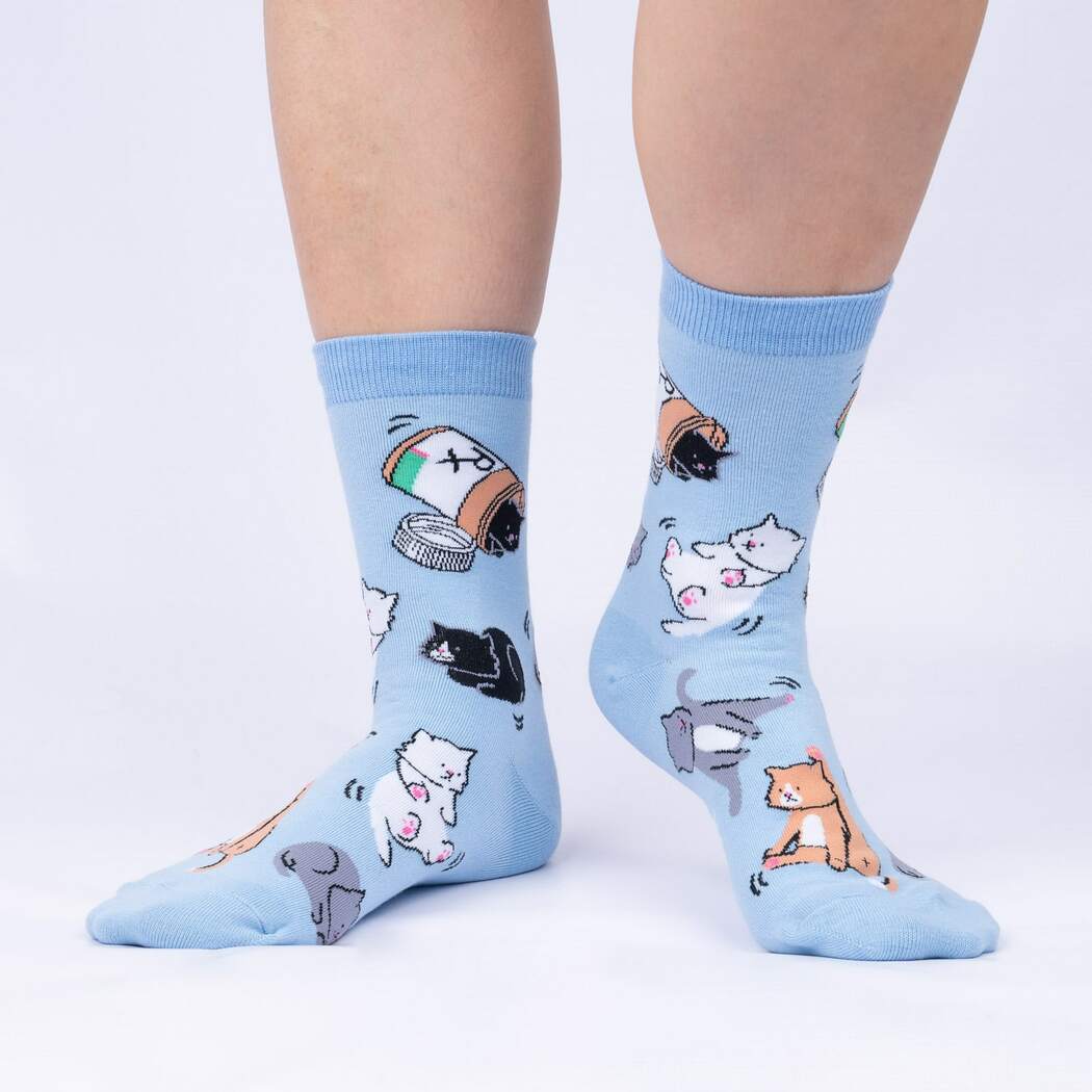 Purr-scription For Happiness Socks