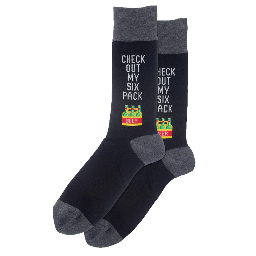 CHECK OUT MY SIX PACK SOCKS