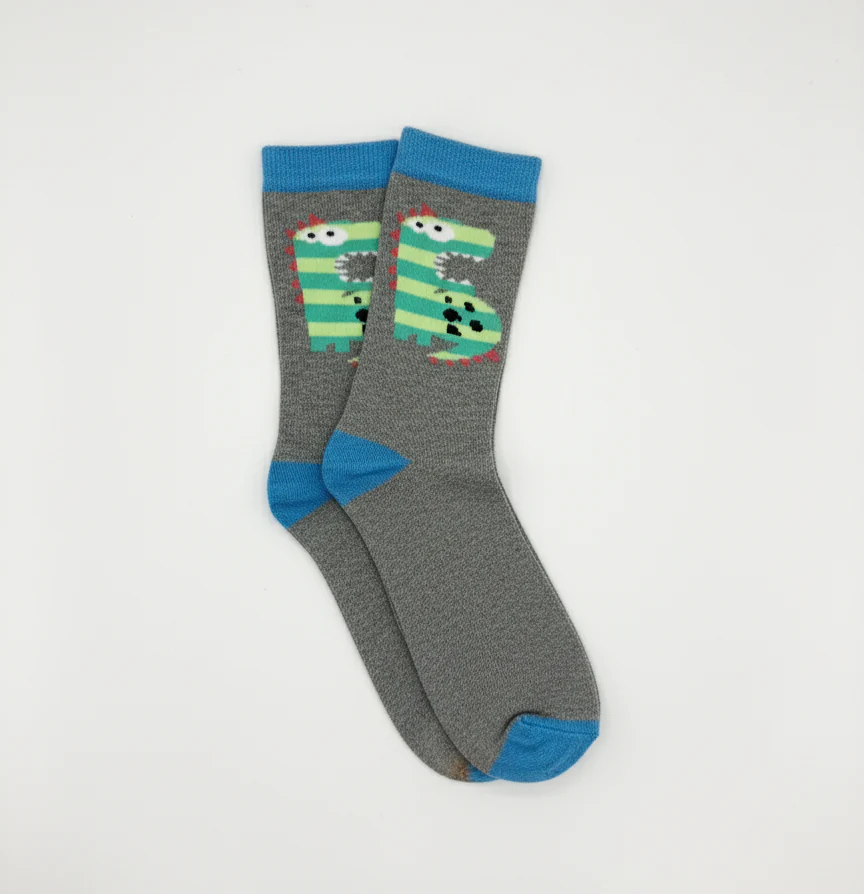 COOL T-REX GRAPHIC CREW SOCKS - Image 2