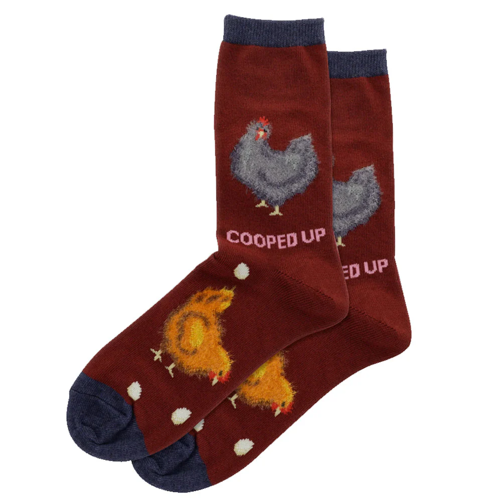 COOPED UP FUZZY SOCKS