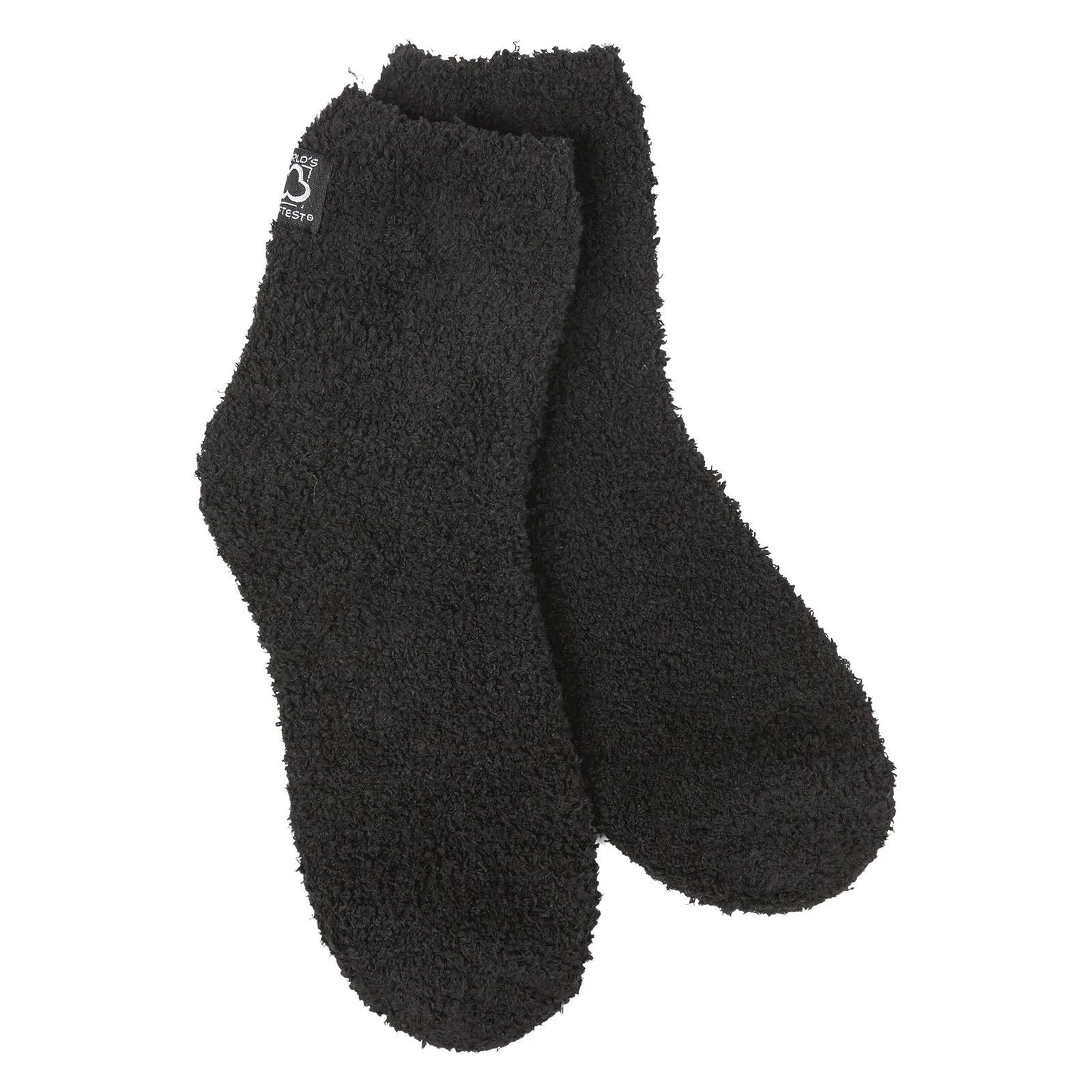 COZY QUARTER BLACK WARM SOCKS
