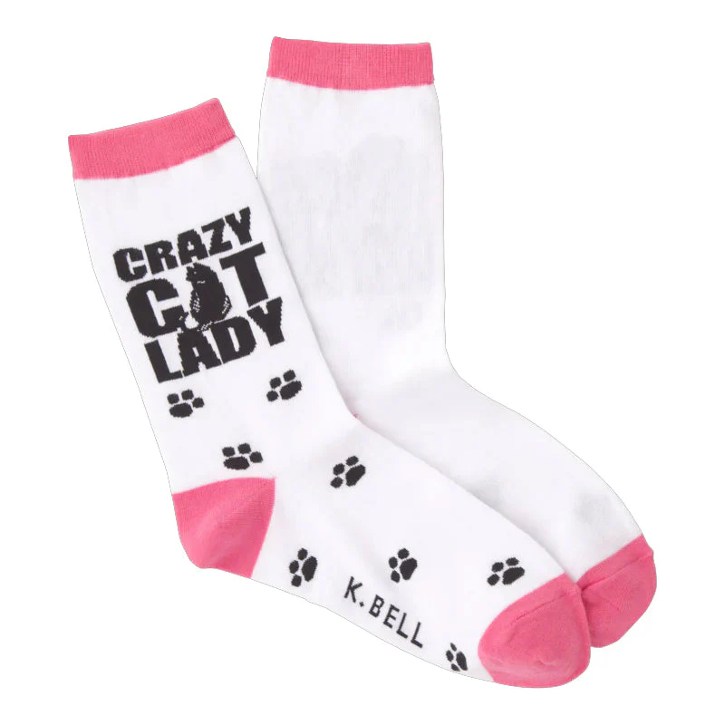 CRAZY CAT LADY  SOCKS