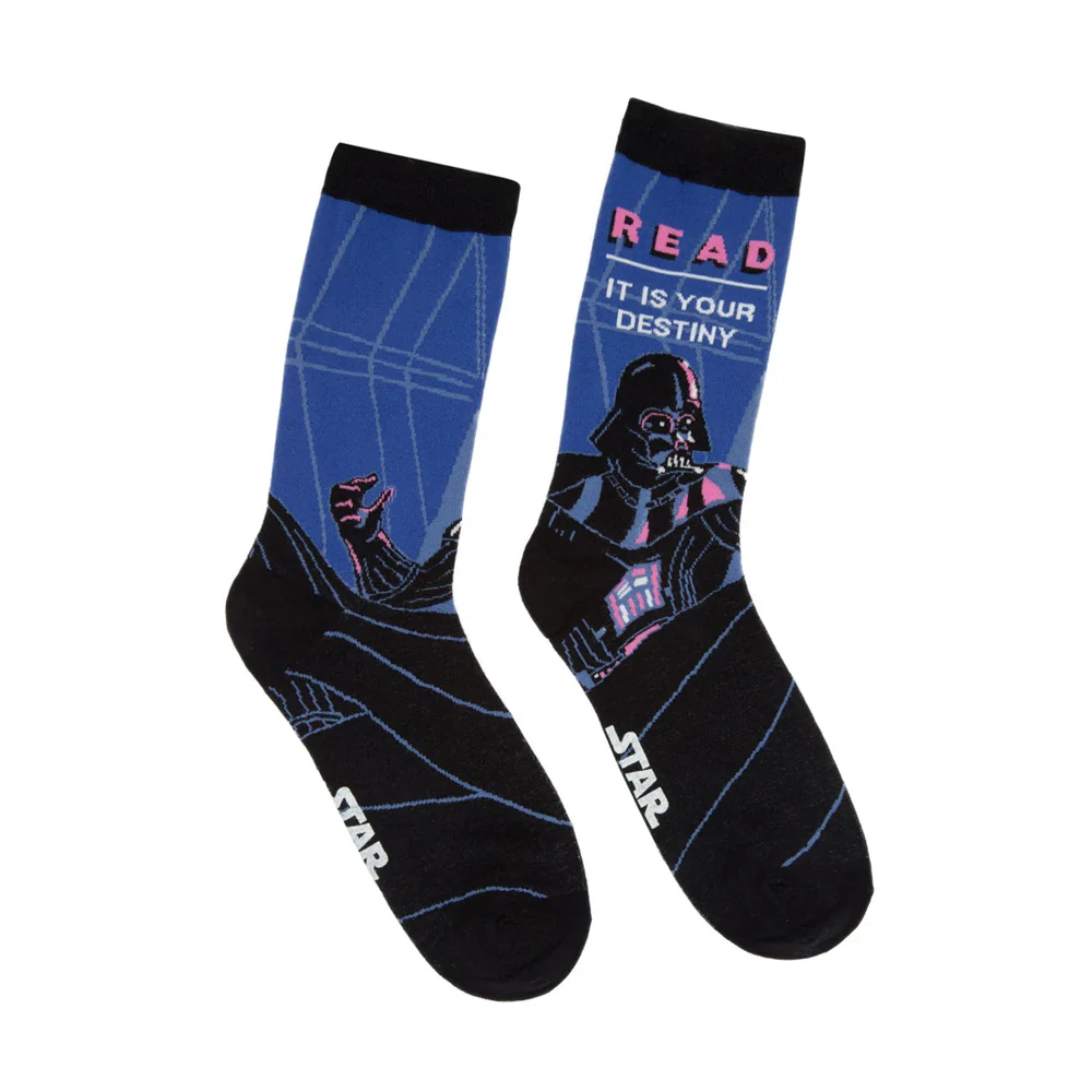 DARTH VADER STAR WARS READ SOCKS