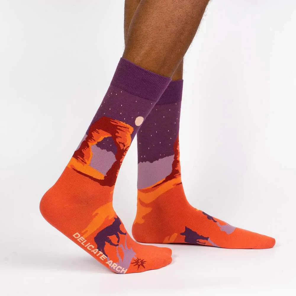 DELICATE ARCH  CREW SOCKS