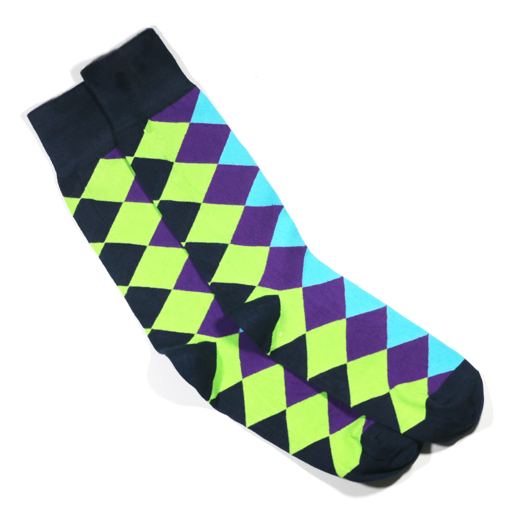 DIAMOND PATTERN SOCKS - Image 2