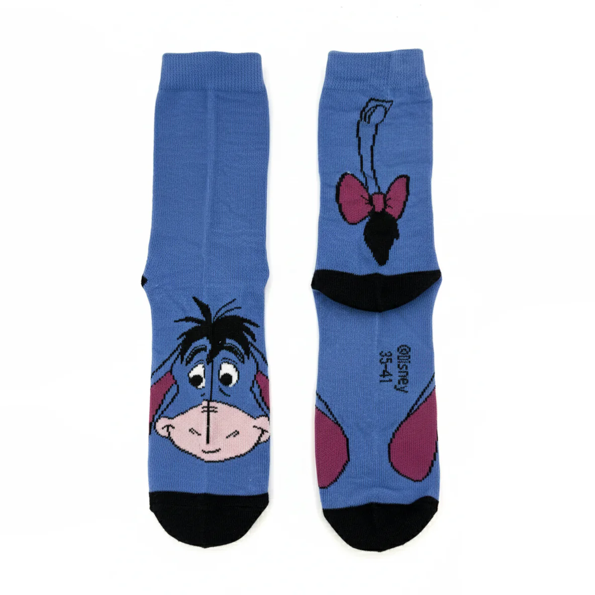 DISNEY EEYORE "BLUE DAYS" CHARACTER SOCKS 7-10 YRS - Image 2