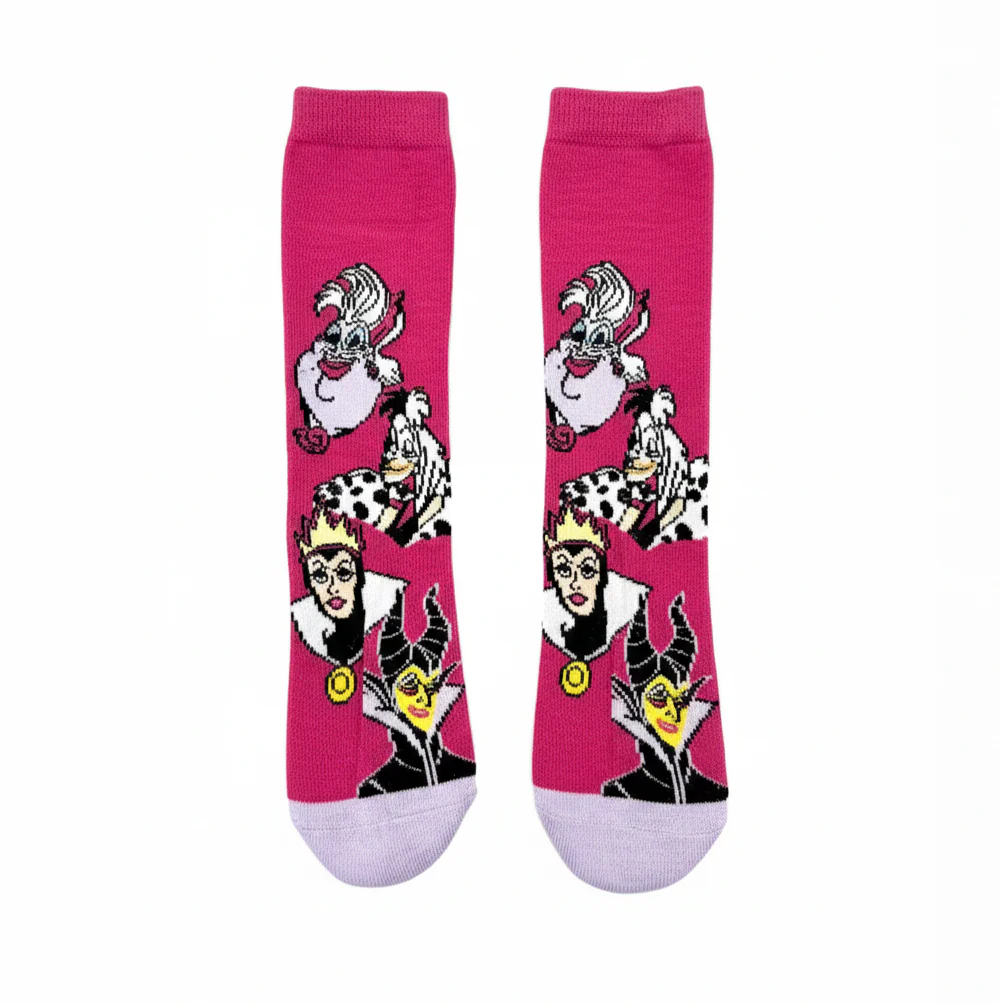 DISNEY VILLAINS MULTI-CHARACTER SOCKS 7-10 YRS - Image 2