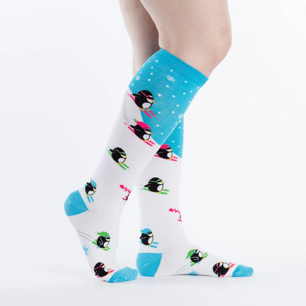 DOWNHILL PENGUINS KNEE HIGH SOCKS - Image 2