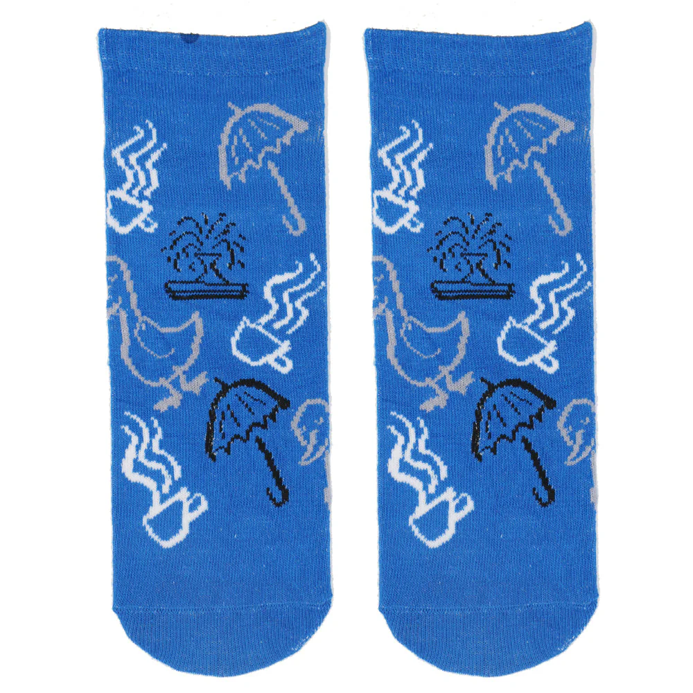 F.R.I.E.N.D.S "UMBRELLA, COFFEE, DUCK" ANKLE SOCKS