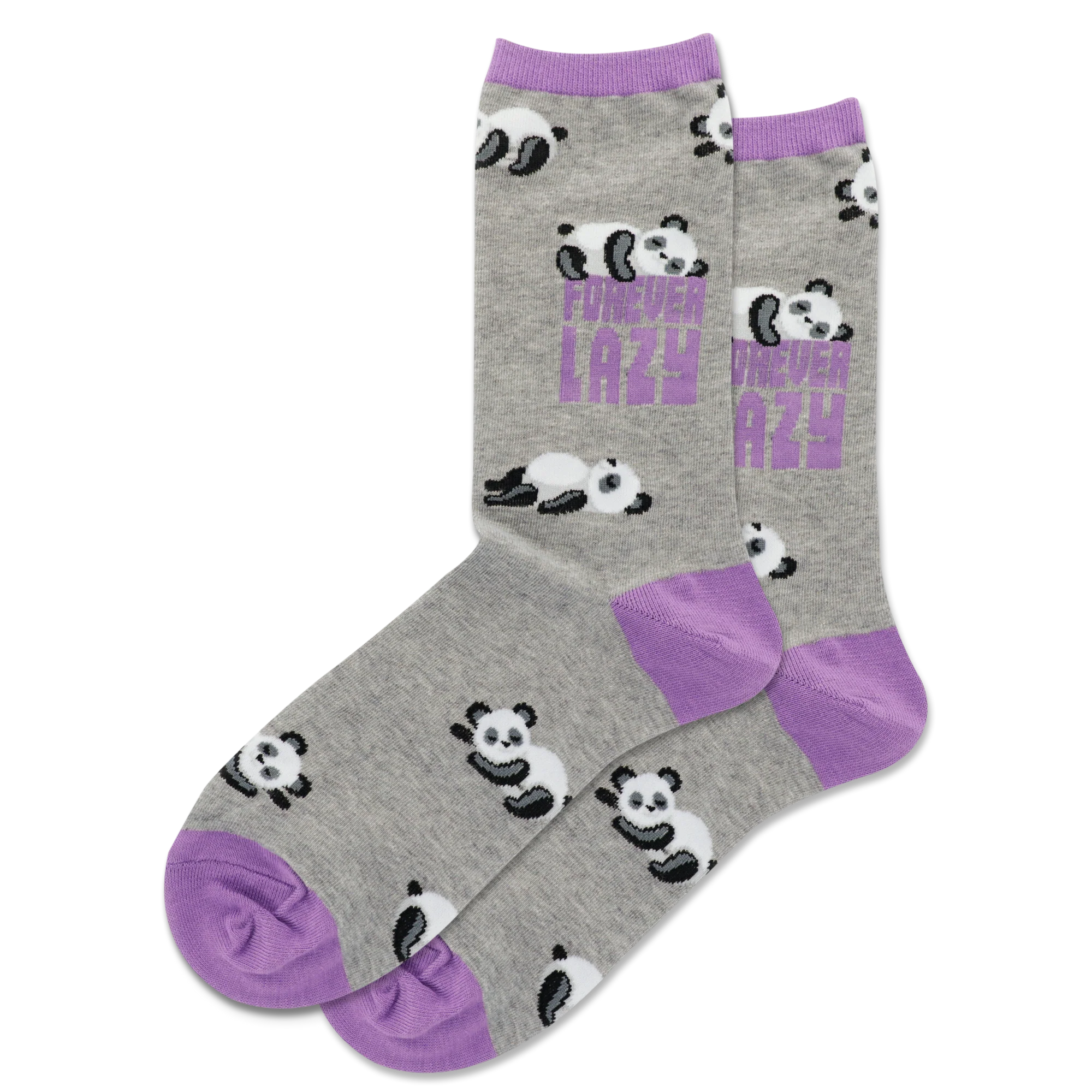 FOREVER LAZY PANDA CREW SOCKS