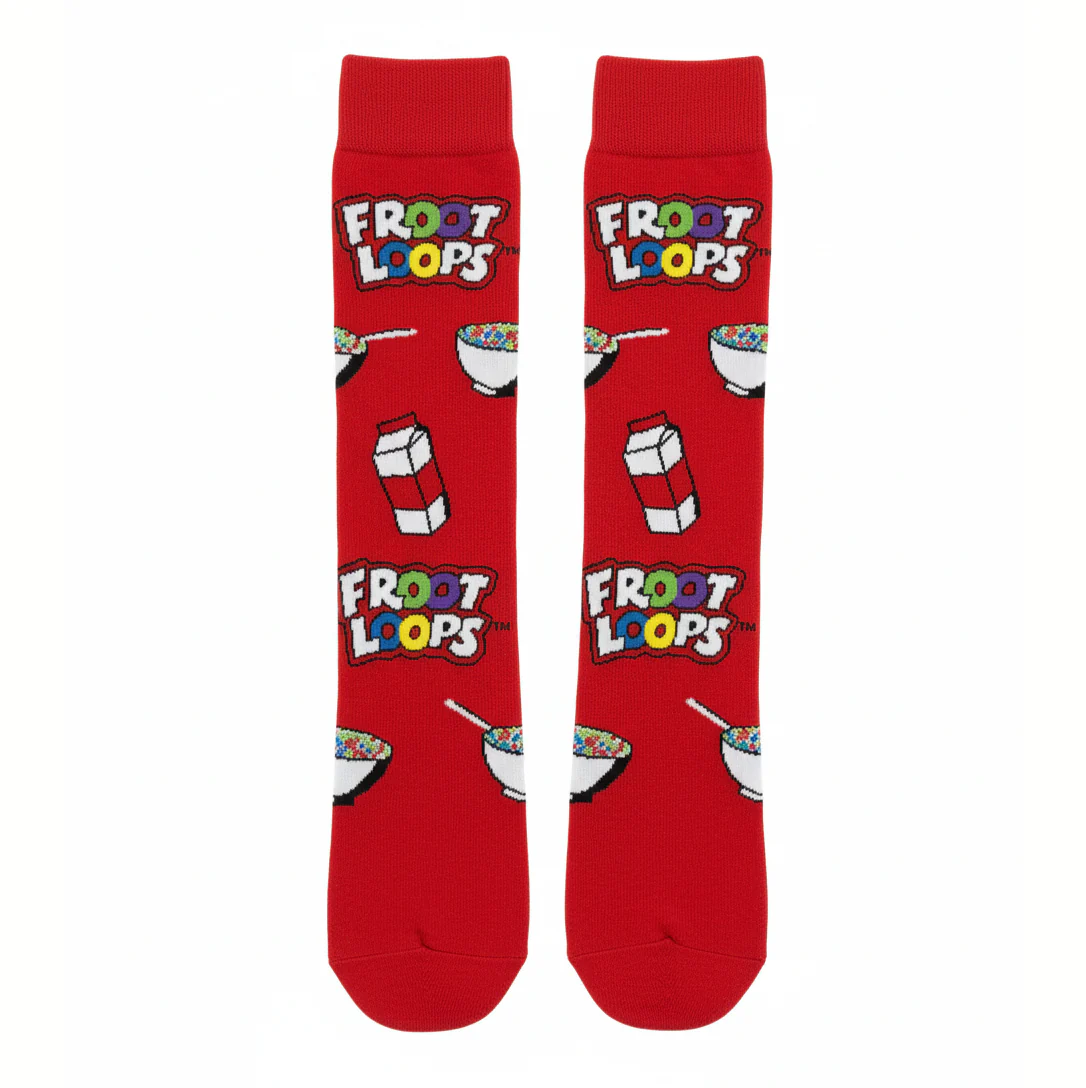 FROOT LOOPS CEREAL PATTERN CREW SOCKS - Image 2