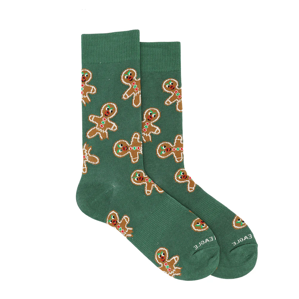 GINGERBREAD MAN SOCKS