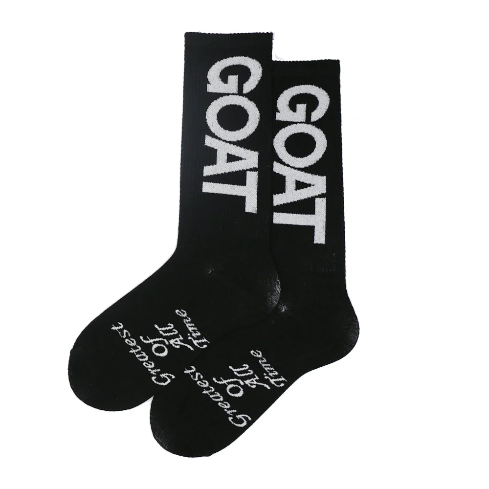 GREATEST OF ALL TIME SOCKS - BLACK