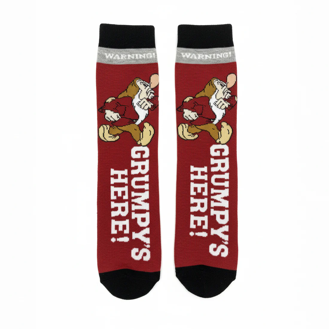GRUMPY'S HERE BOLD RED SOCKS - Image 2