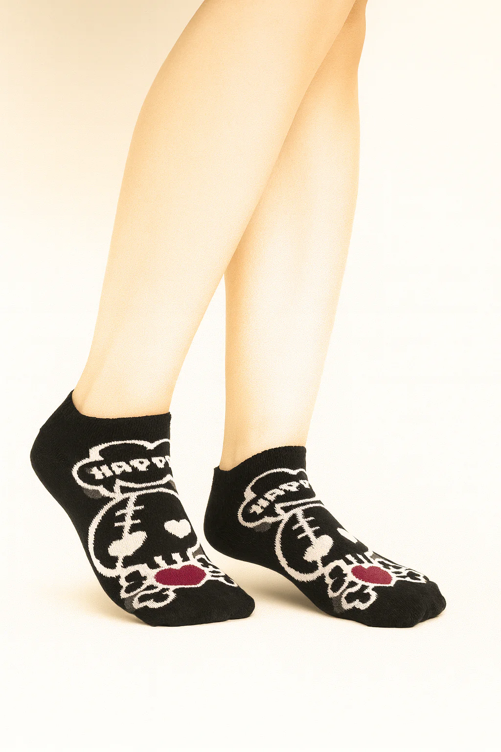 HALLOWEEN SKULL ANKLE SOCKS