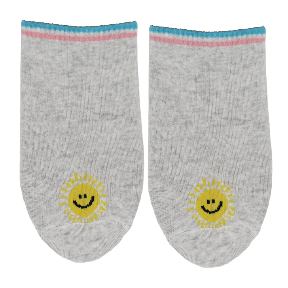 HAPPY FACE ANKLE SOCKS