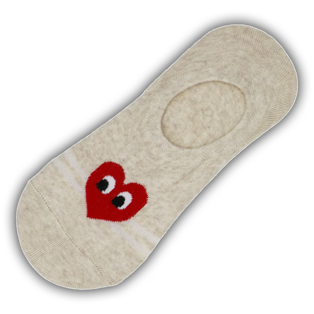 HEARTS NO SHOW SOCKS