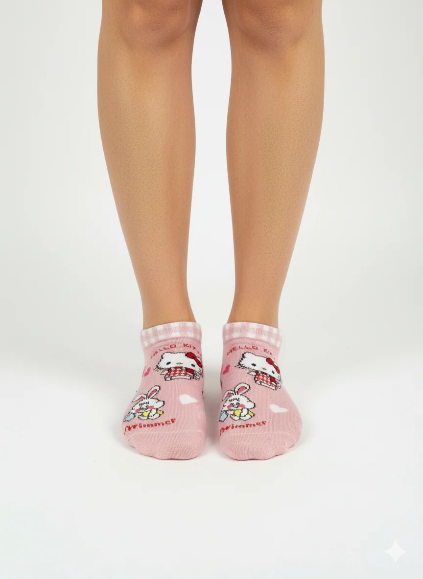 HELLO KITTY ANKLE SOCKS
