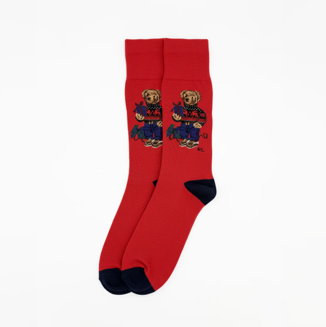 HOLIDAY GIFT BEAR CREW SOCKS