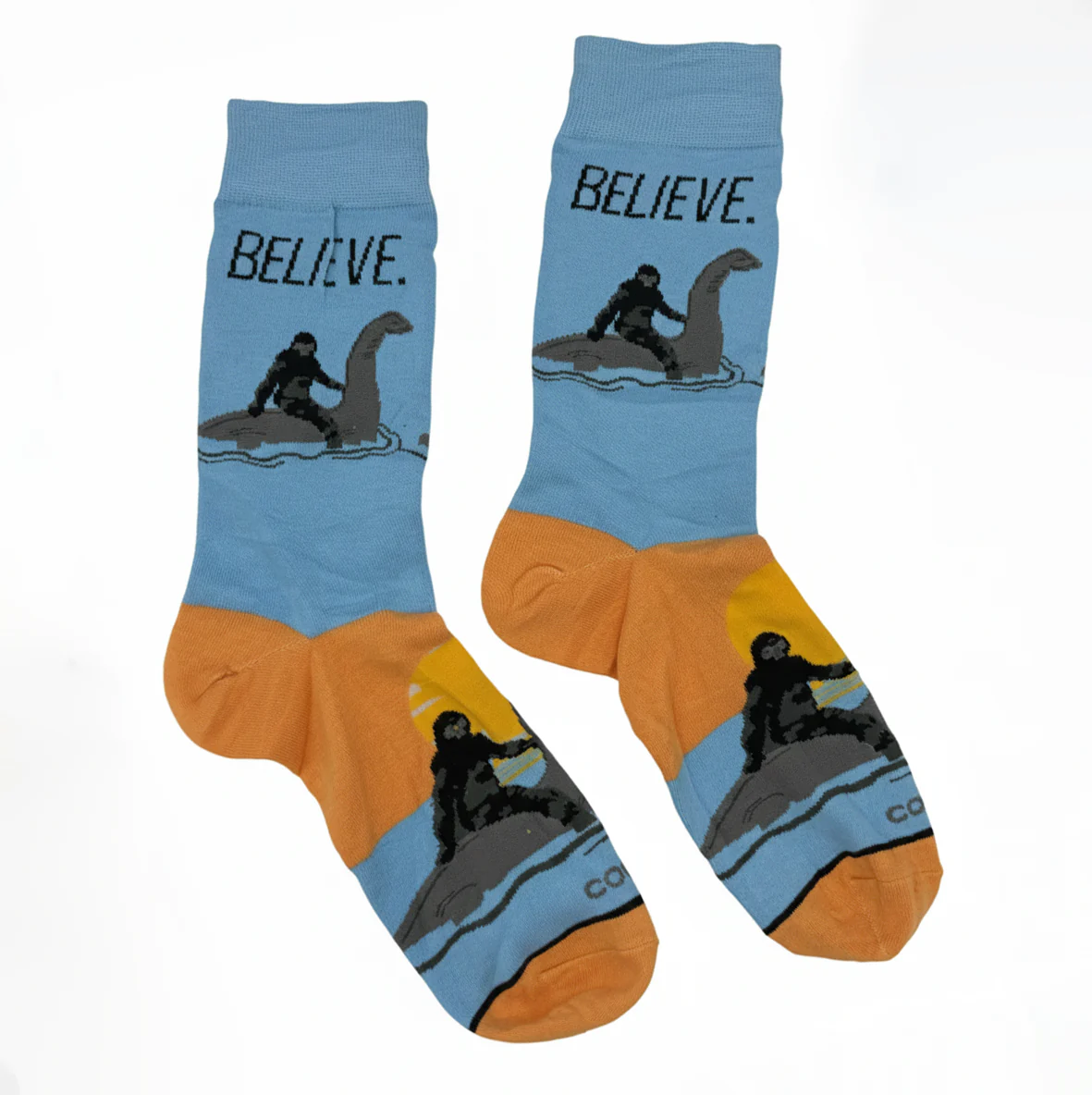 "I BELIEVE" BIGFOOT & NESSIE SOCKS - Image 2