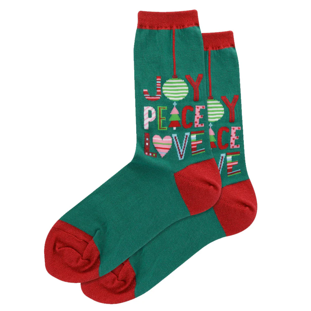 JOY PEACE LOVE SOCKS