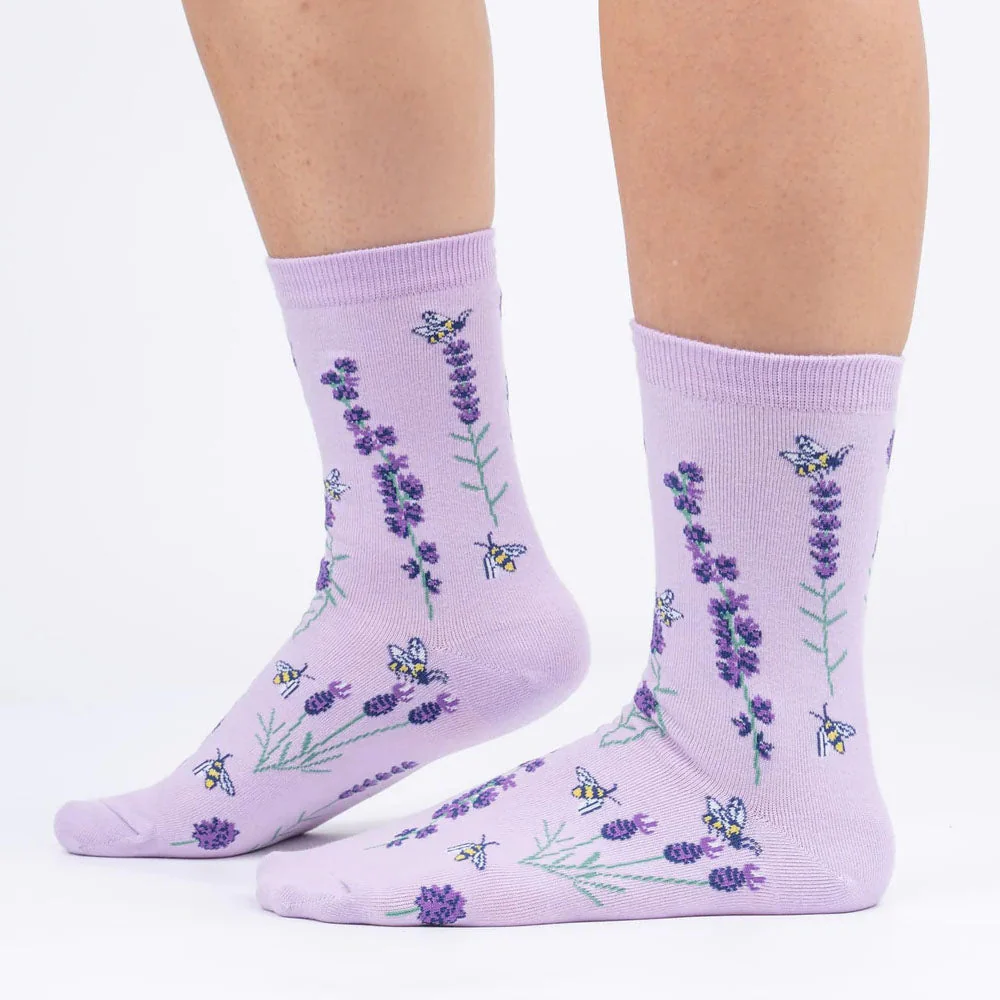 LAVENDER FIELD & HONEYBEE SOCKS