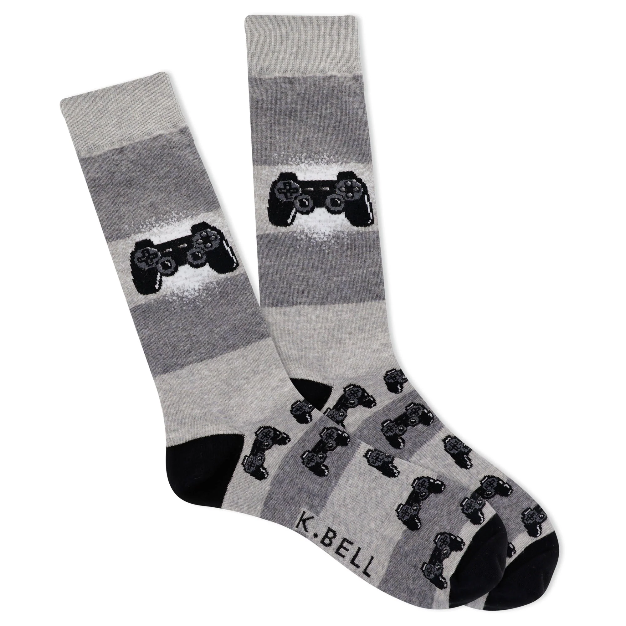 "LEVEL UP" GAMER CREW SOCKS - Image 2