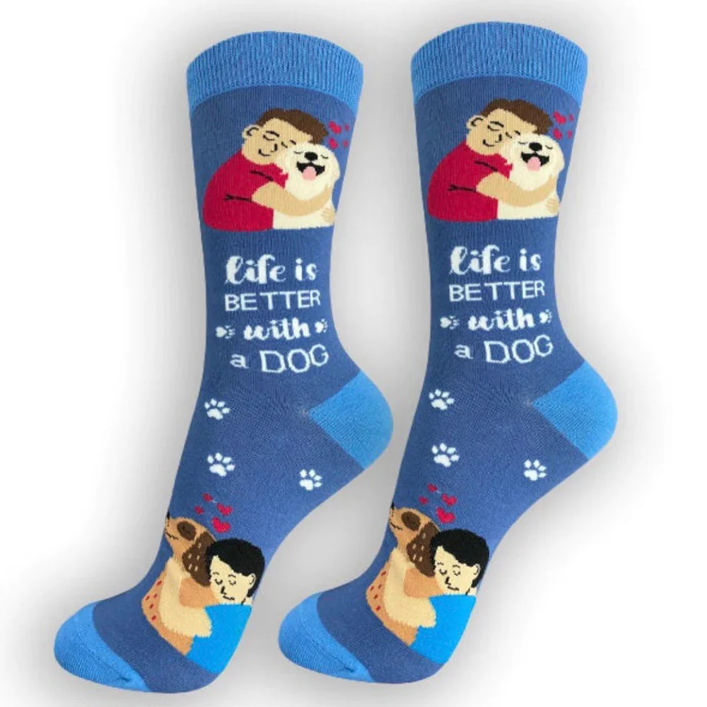 LIFE IS BETTER WITH A DOG SOCKS