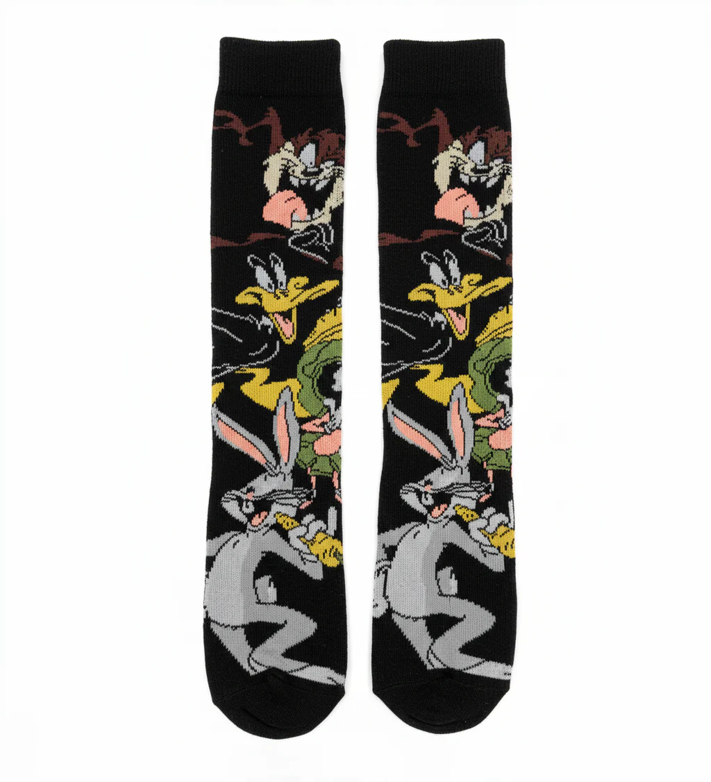 LOONEY TUNES "THE WHOLE GANG" BLACK CREW - Image 2