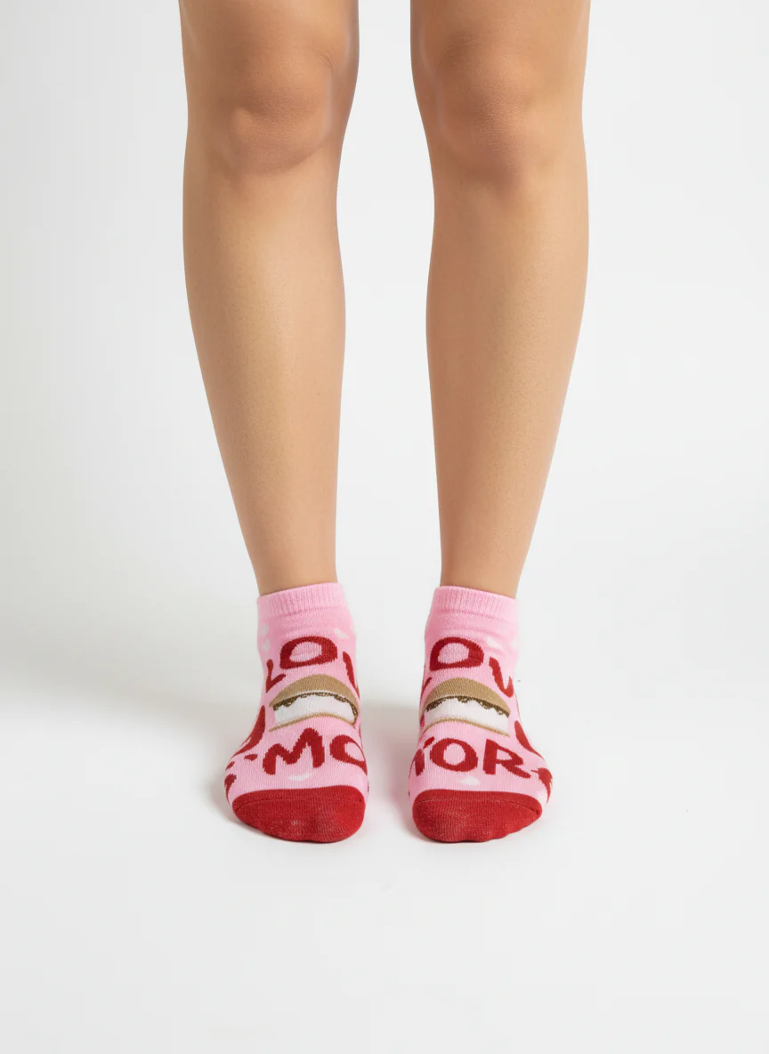 LOVE YOU S'MORE ANKLE SOCKS