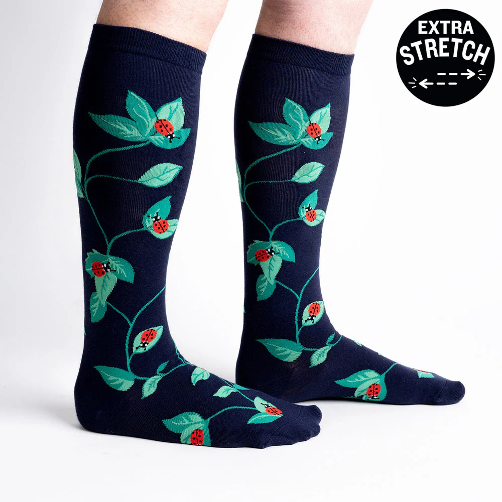 LUCK BE A LADY BUG KNEE HIGH SOCKS