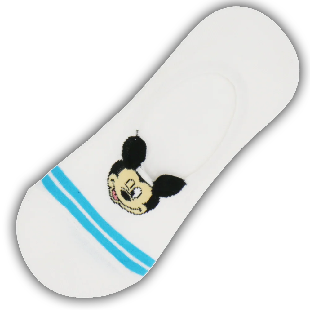 MICKEY MOUSE DISNEY NO SHOW SOCKS BLUE