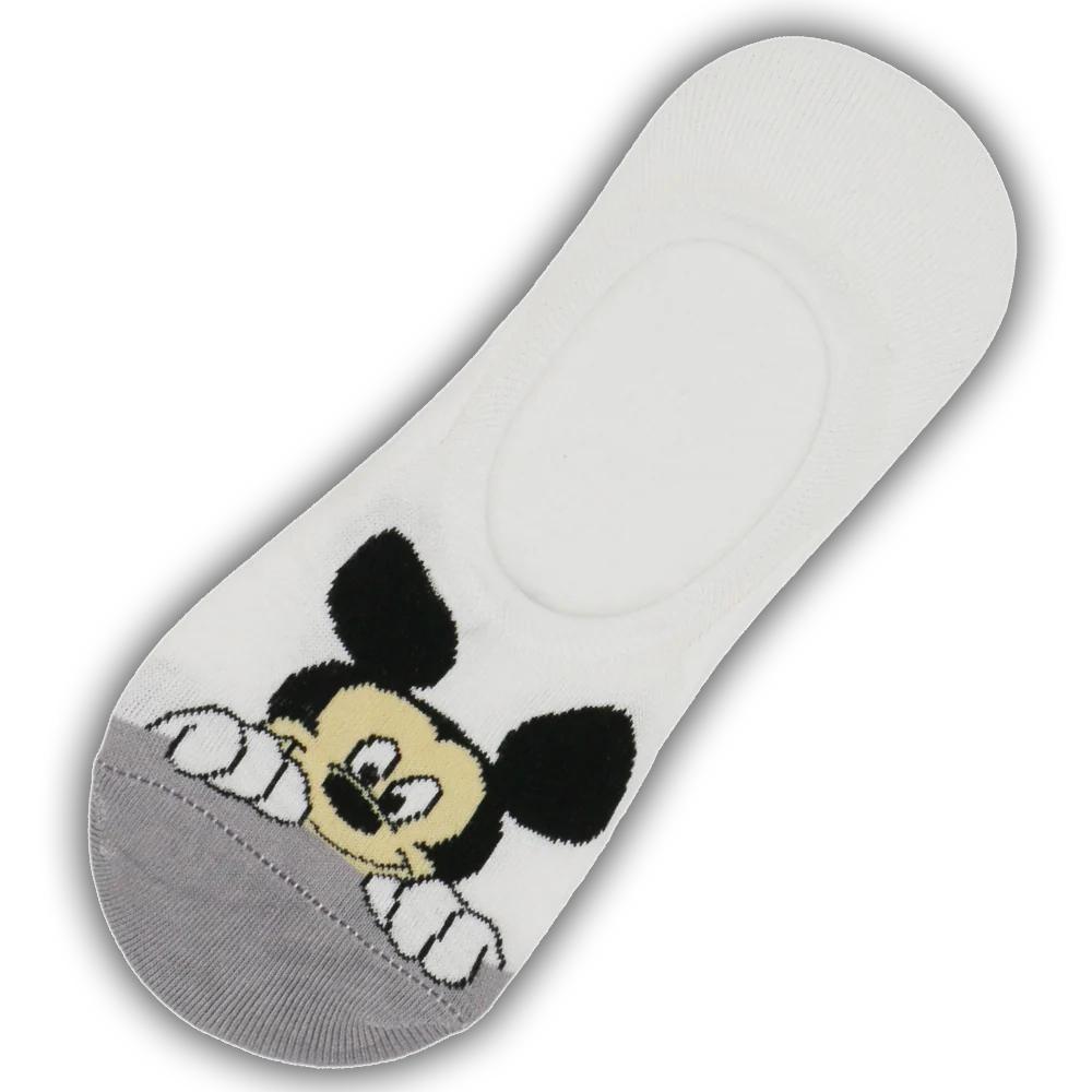 MICKEY MOUSE DISNEY NO SHOW SOCKS PINK